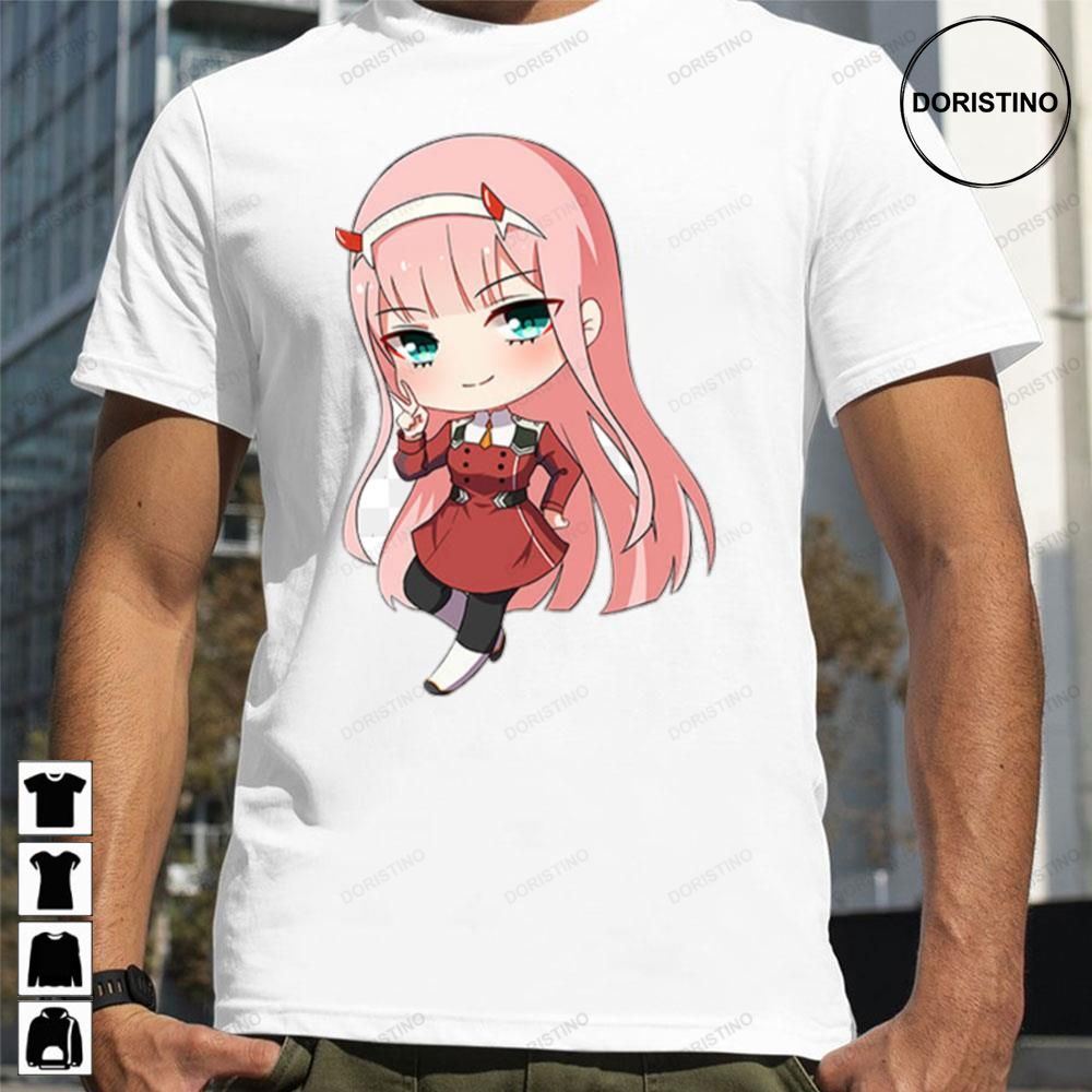 Cute Chibi Zero Two Darling In The Franxx Limited Edition T-shirts